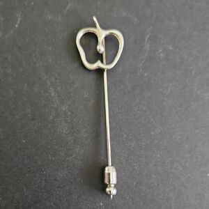 Tiffany Elsa Peretti Silver 9.25 Apple Stick Pin